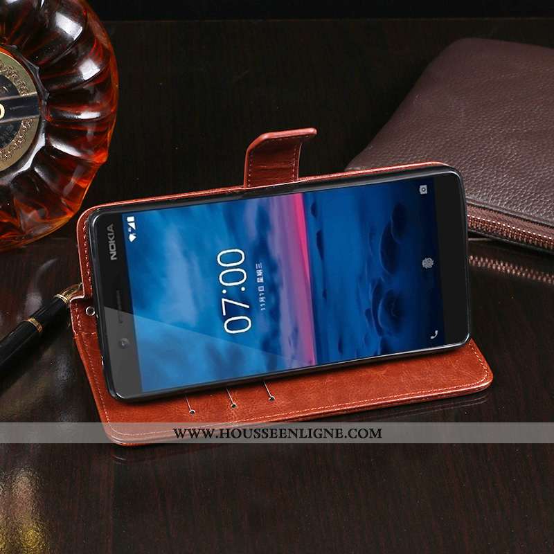 Étui Nokia 6.1 Protection Créatif Rouge Coque 2020 Housse Carte