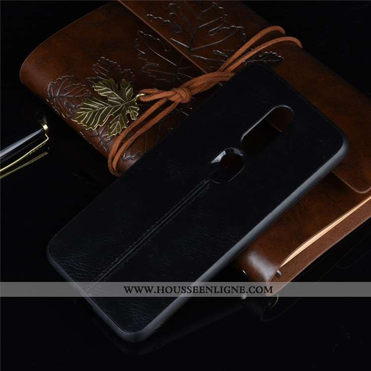 Étui Nokia 6.1 Protection Cuir Téléphone Portable Coque Difficile Jaune