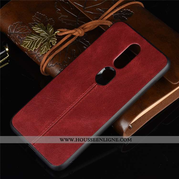 Étui Nokia 6.1 Protection Cuir Téléphone Portable Coque Difficile Jaune