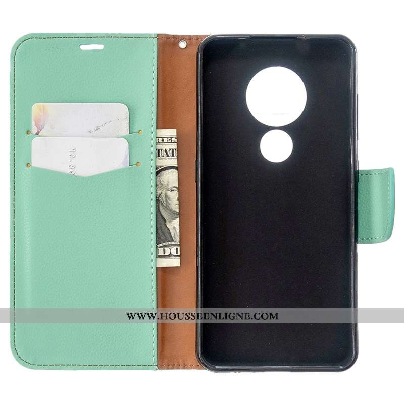 Étui Nokia 6.2 Mode Protection Vert Simple Tendance Carte Coque Verte