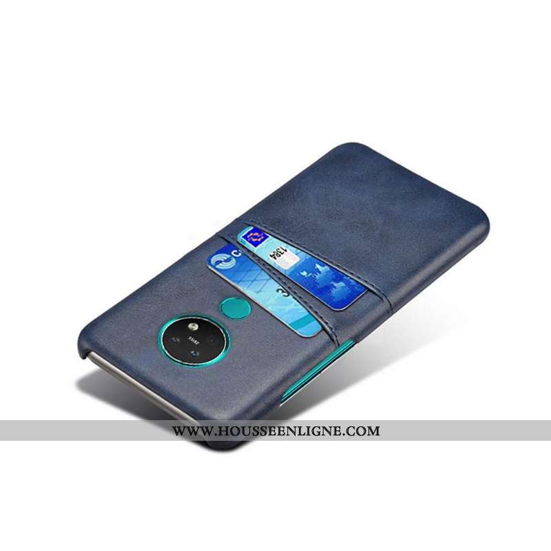 Étui Nokia 6.2 Personnalité Cuir Rose Petit Carte Incassable