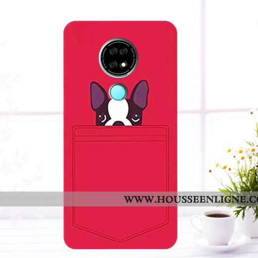 Étui Nokia 6.2 Protection Téléphone Portable Incassable Rouge Coque