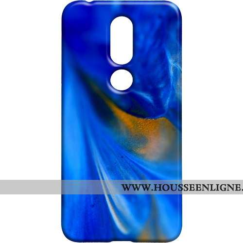 Étui Nokia 7.1 Protection Délavé En Daim Téléphone Portable Personnalité Difficile Multicolore Color