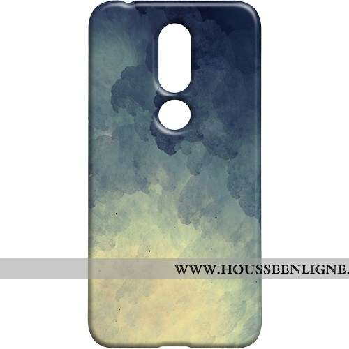 Étui Nokia 7.1 Protection Délavé En Daim Téléphone Portable Personnalité Difficile Multicolore Color