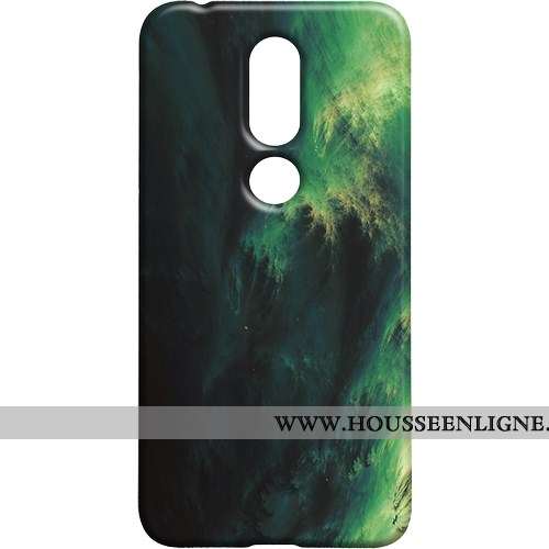 Étui Nokia 7.1 Protection Délavé En Daim Téléphone Portable Personnalité Difficile Multicolore Color