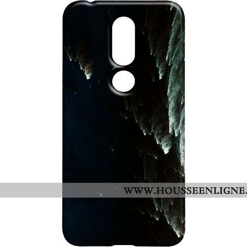 Étui Nokia 7.1 Protection Délavé En Daim Téléphone Portable Personnalité Difficile Multicolore Color