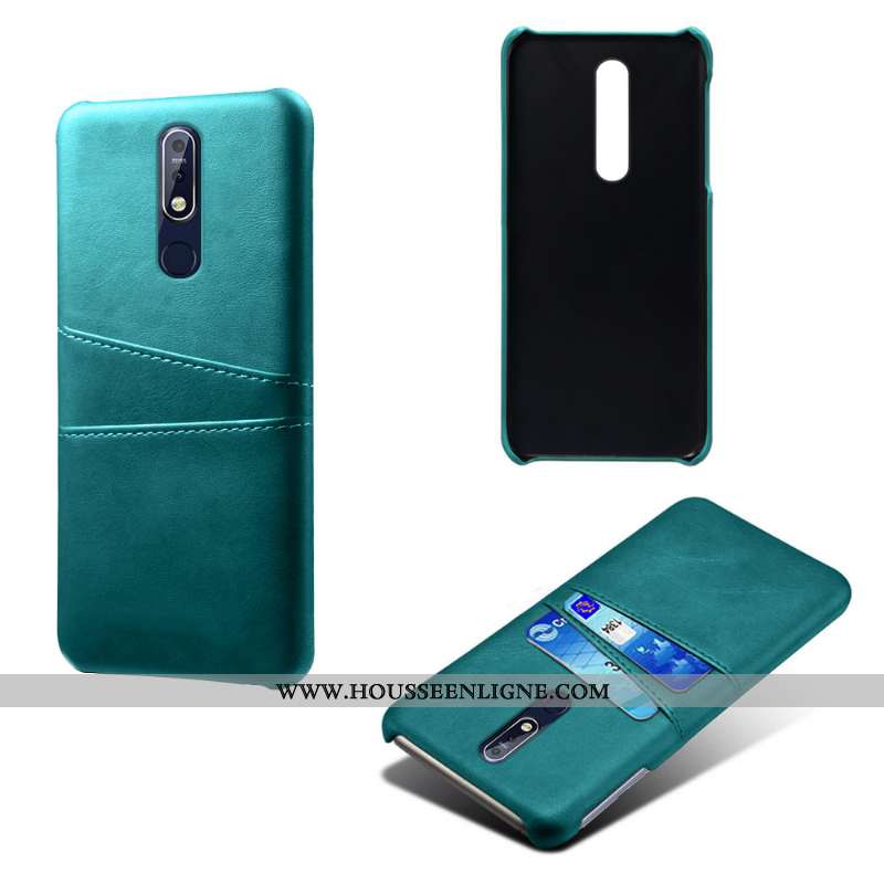 Étui Nokia 7.1 Protection Personnalité Vintage Carte Gris Business Cuir