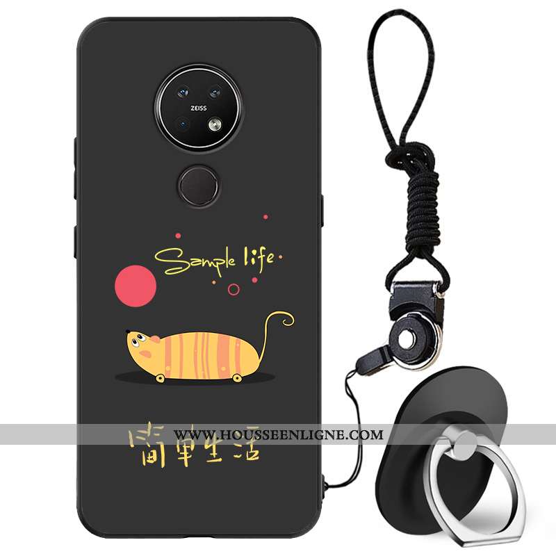 Étui Nokia 7.2 Silicone Protection Tout Compris Téléphone Portable Incassable Coque Délavé En Daim N