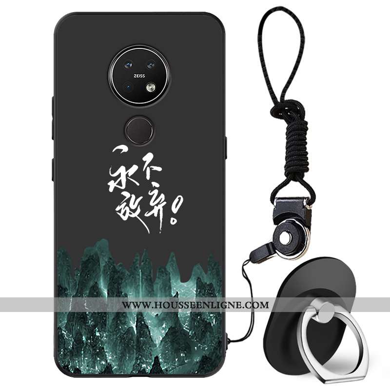 Étui Nokia 7.2 Silicone Protection Tout Compris Téléphone Portable Incassable Coque Délavé En Daim N