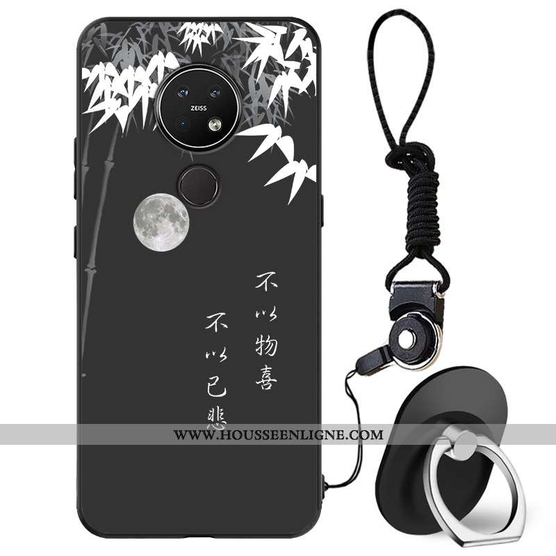 Étui Nokia 7.2 Silicone Protection Tout Compris Téléphone Portable Incassable Coque Délavé En Daim N