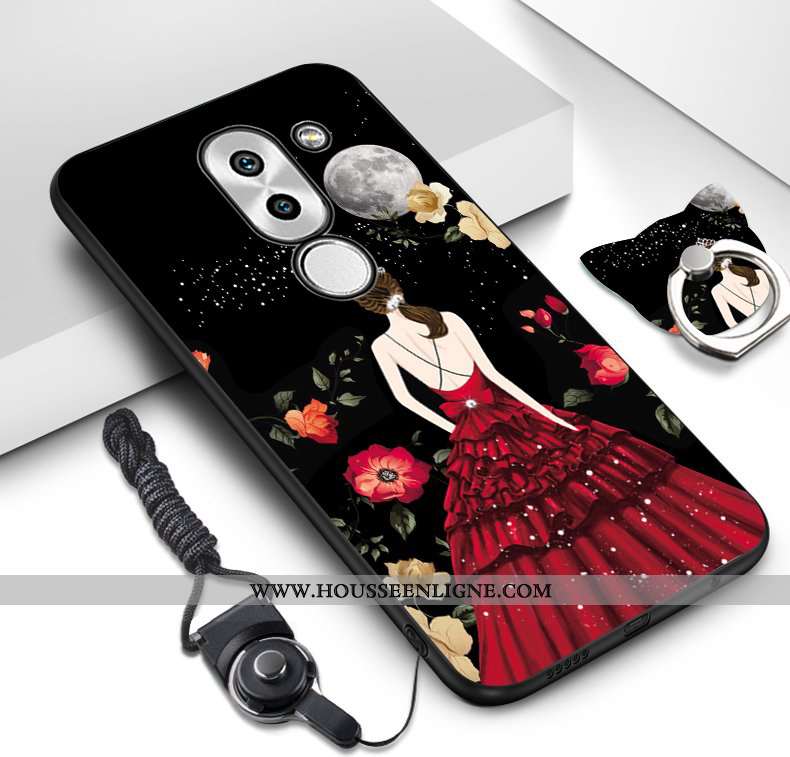 Étui Nokia 7 Plus Délavé En Daim Fluide Doux Rose Téléphone Portable Tout Compris Incassable