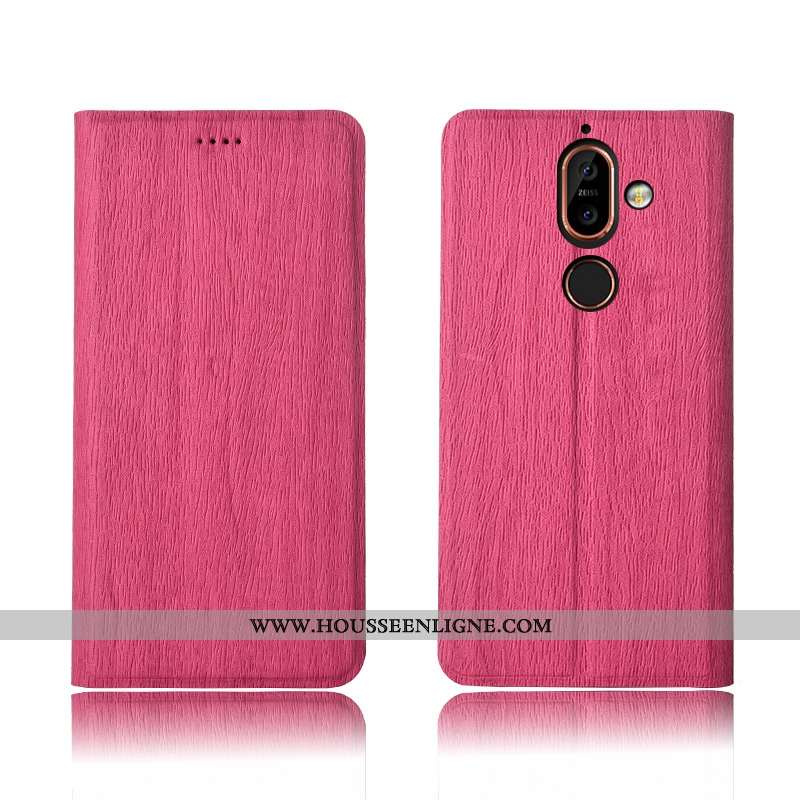 Étui Nokia 7 Plus Fluide Doux Silicone Nouveau Incassable Protection Housse Coque Bleu