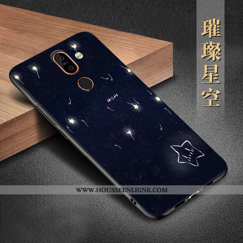 Étui Nokia 7 Plus Silicone Protection Téléphone Portable Coque Incassable Noir Tout Compris