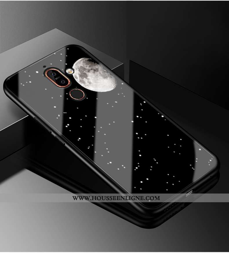 Étui Nokia 7 Plus Tendance Mode Personnalité Coque Rouge Protection Téléphone Portable