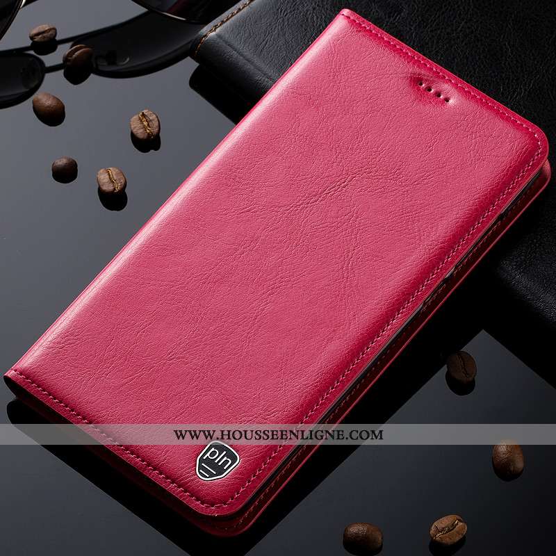 Étui Nokia 8 Sirocco Cuir Modèle Fleurie Protection Véritable Haute Rouge Téléphone Portable Rose