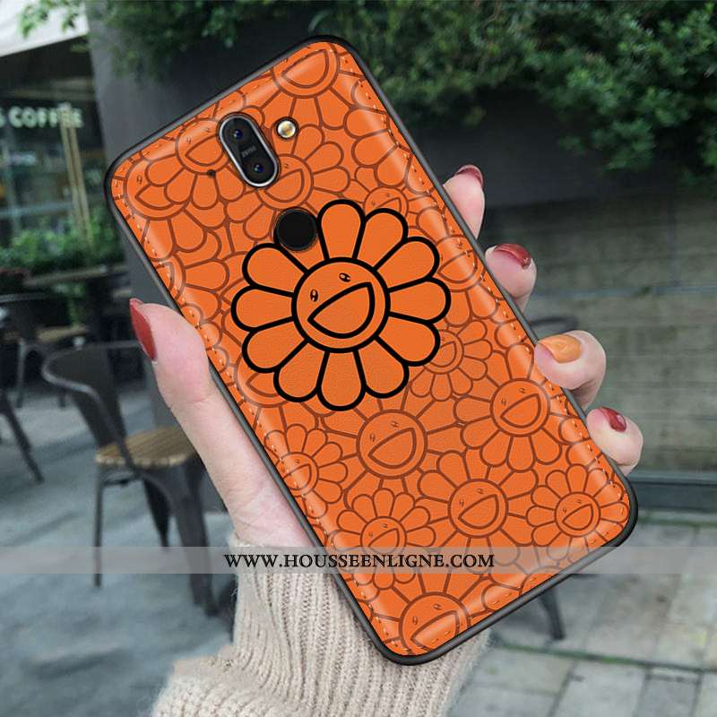 Étui Nokia 8 Sirocco Cuir Modèle Fleurie Tendance Protection 2020 Personnalisé Coque Verte