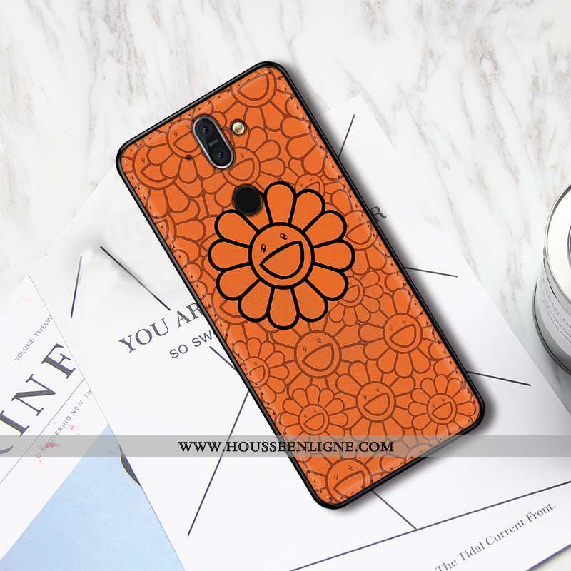 Étui Nokia 8 Sirocco Cuir Modèle Fleurie Tendance Protection 2020 Personnalisé Coque Verte
