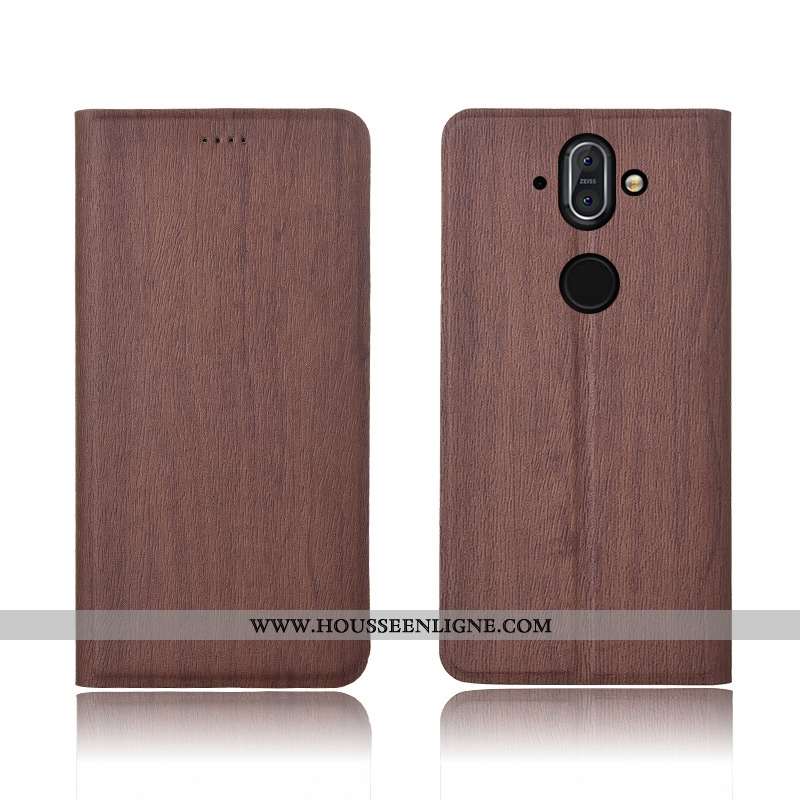 Étui Nokia 8 Sirocco Fluide Doux Silicone Protection Nouveau Incassable Housse Haute Marron