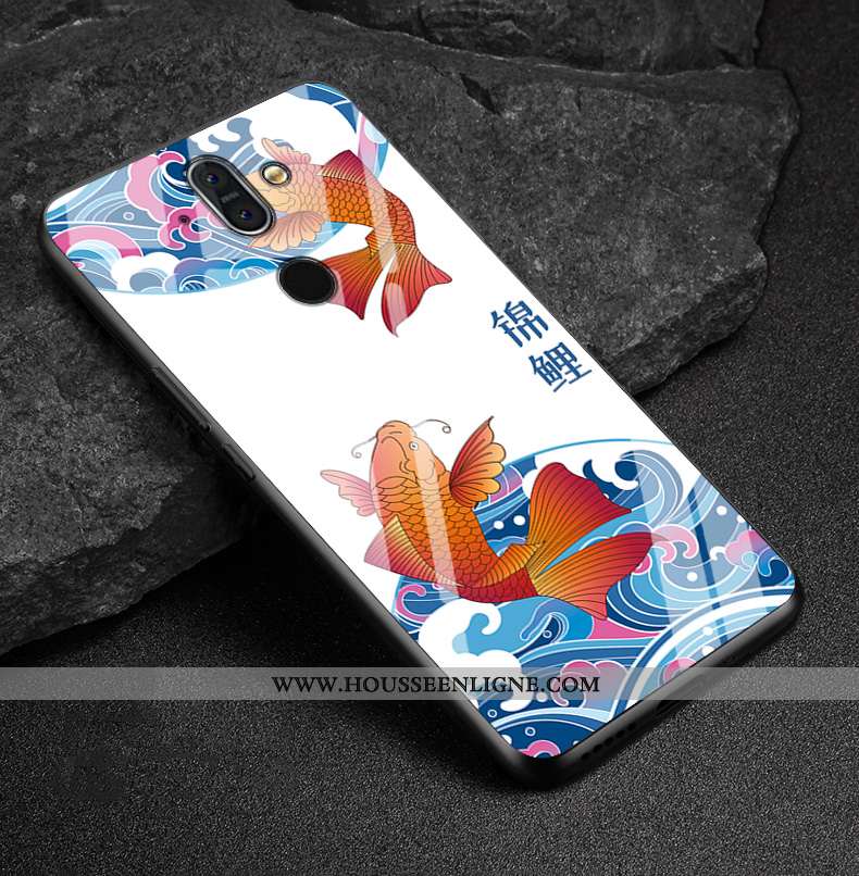 Étui Nokia 8 Sirocco Protection Verre Téléphone Portable Violet Coque