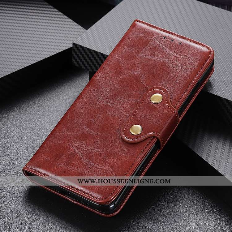 Étui Nokia 9 Pureview Modèle Fleurie Téléphone Portable Coque Une Agrafe Pu Marron
