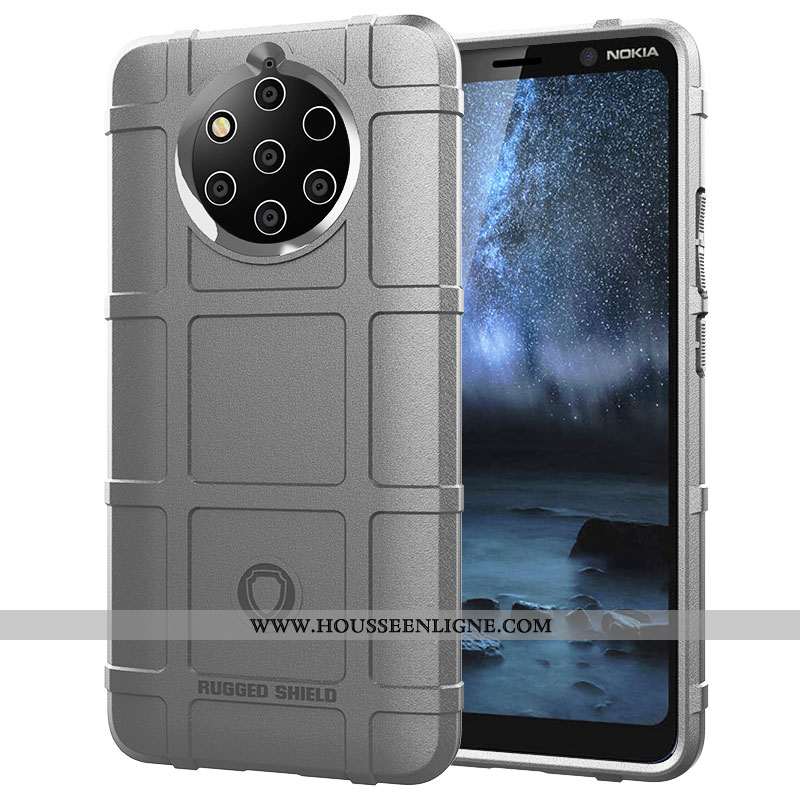 Étui Nokia 9 Pureview Protection Coque Vert Téléphone Portable Magnétisme Incassable Armée Verte