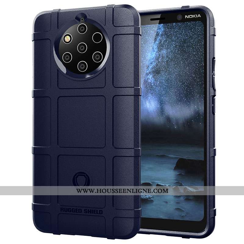 Étui Nokia 9 Pureview Protection Coque Vert Téléphone Portable Magnétisme Incassable Armée Verte