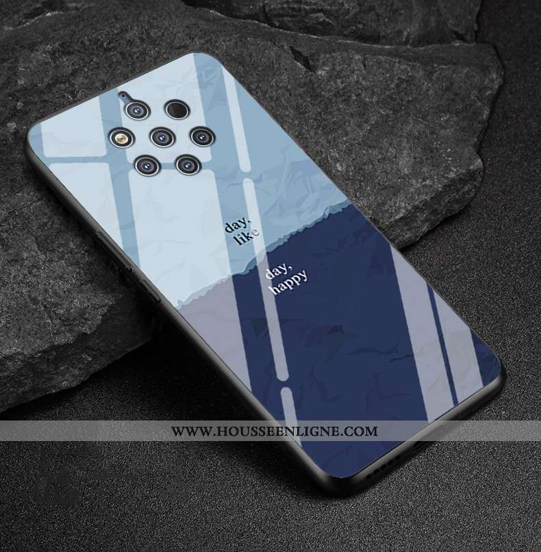 Étui Nokia 9 Pureview Silicone Protection Téléphone Portable Créatif Verre Losange Coloré