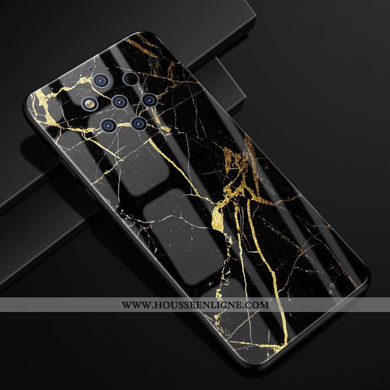 Étui Nokia 9 Pureview Verre Créatif Protection Dégradé Violet Téléphone Portable
