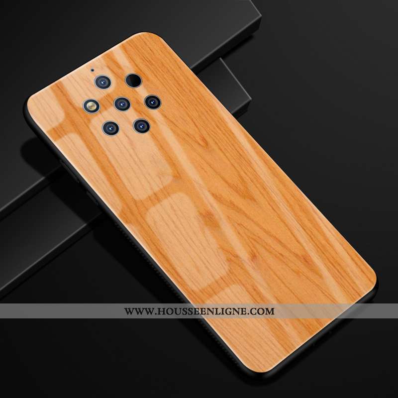 Étui Nokia 9 Pureview Verre Créatif Protection Dégradé Violet Téléphone Portable