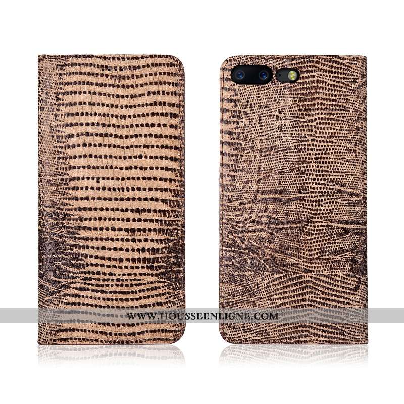 Étui Oneplus 5 Cuir Véritable Cuir Silicone Tout Compris Incassable Protection Noir