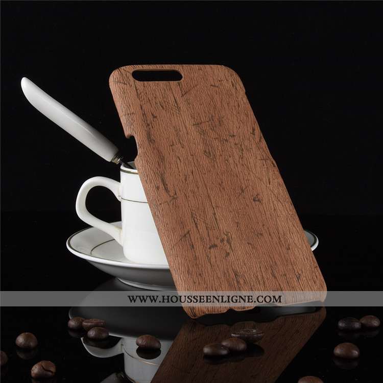 Étui Oneplus 5 En Bois Cuir Coque Incassable Modèle Fleurie Vintage Protection Violet