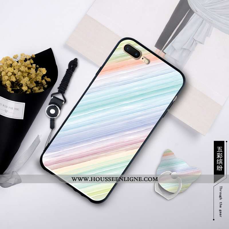 Étui Oneplus 5 Fluide Doux Silicone Téléphone Portable Dessin Animé Coque Ornements Suspendus Beige