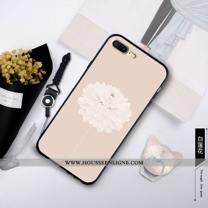 Étui Oneplus 5 Fluide Doux Silicone Téléphone Portable Dessin Animé Coque Ornements Suspendus Beige