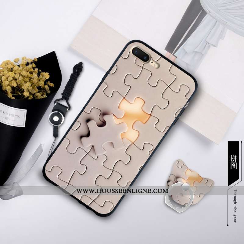 Étui Oneplus 5 Fluide Doux Silicone Téléphone Portable Dessin Animé Coque Ornements Suspendus Beige