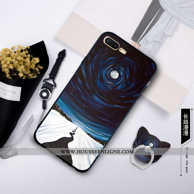 Étui Oneplus 5 Fluide Doux Silicone Téléphone Portable Dessin Animé Coque Ornements Suspendus Beige