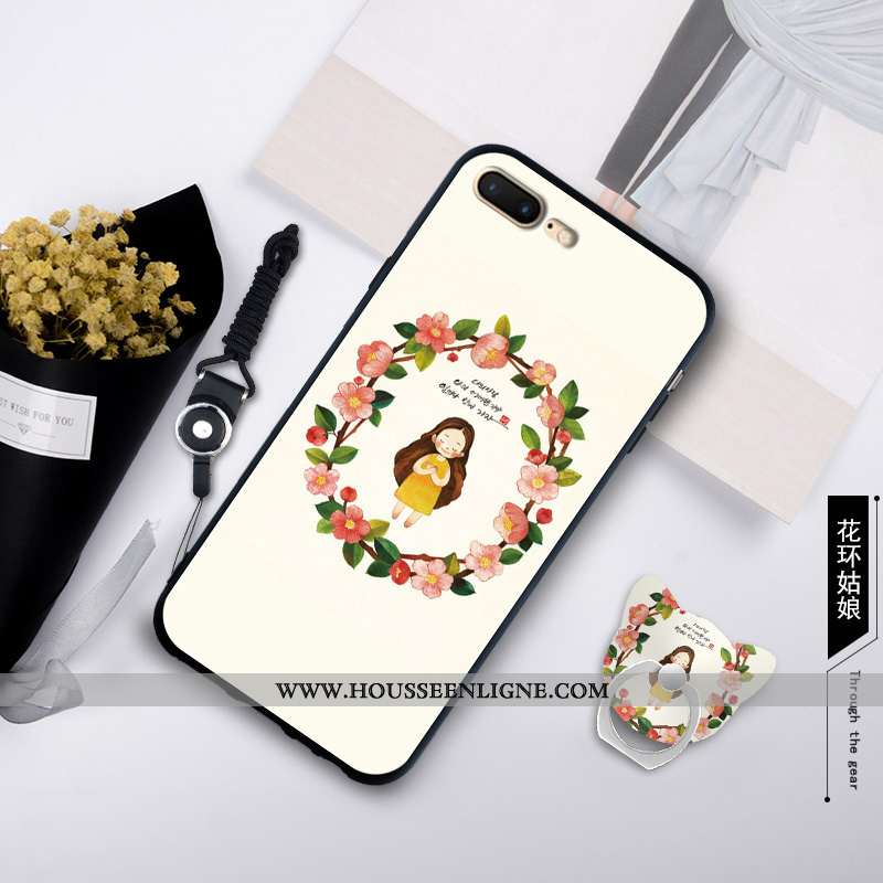 Étui Oneplus 5 Fluide Doux Silicone Téléphone Portable Dessin Animé Coque Ornements Suspendus Beige