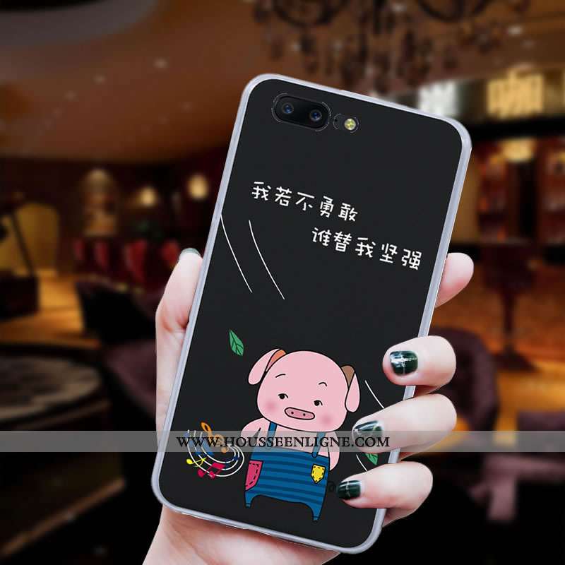 Étui Oneplus 5 Légère Protection Peinture Couleur Bleu Gaufrage Tout Compris