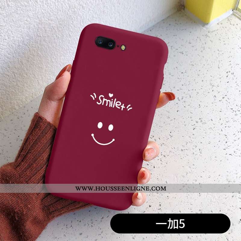 Étui Oneplus 5 Mode Protection Vert Coque Simple Incassable Silicone Verte
