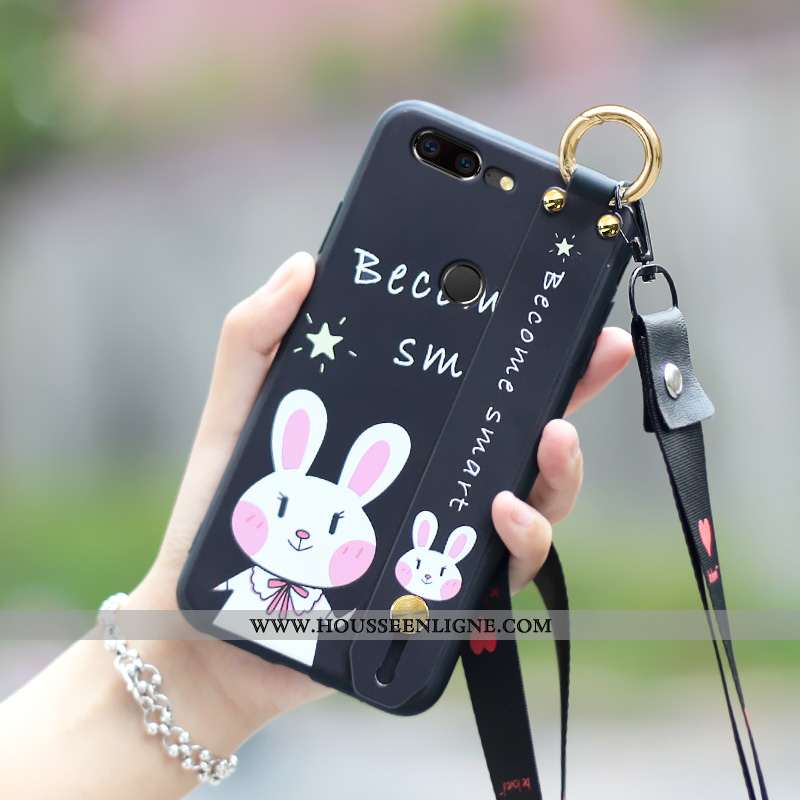 Étui Oneplus 5 Silicone Ornements Suspendus Support Tendance Violet Téléphone Portable Charmant