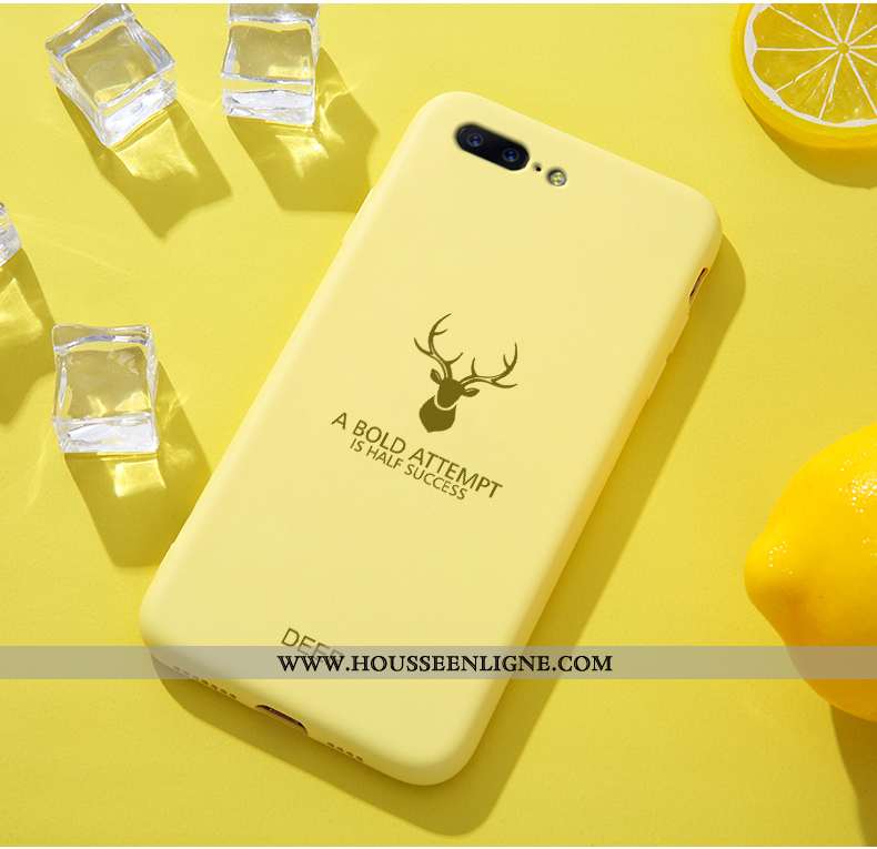 Étui Oneplus 5 Silicone Protection Personnalité Coque Téléphone Portable Incassable Ultra Jaune