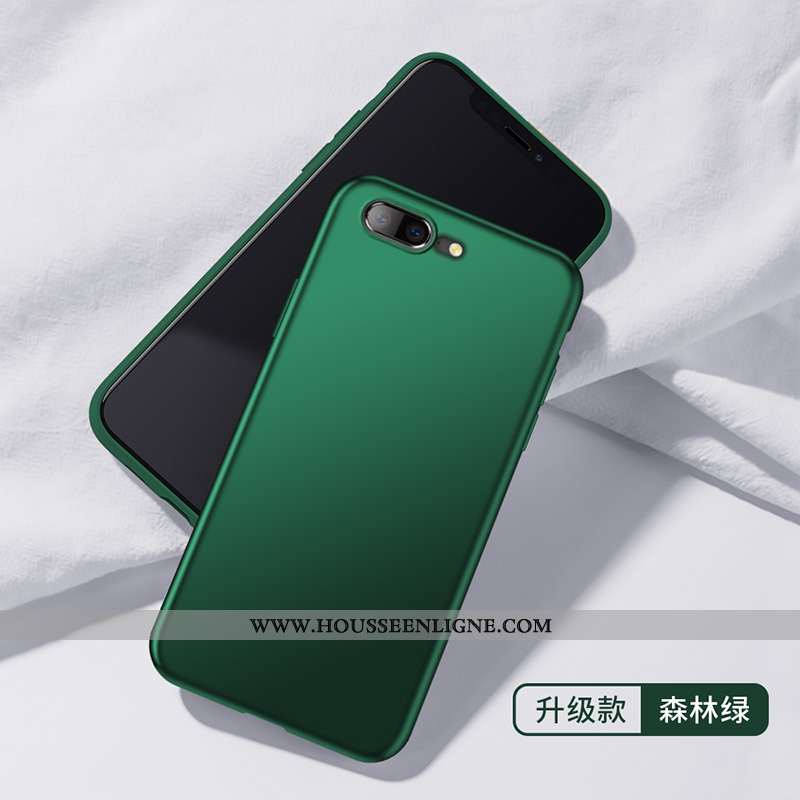 Étui Oneplus 5 Tendance Légère Protection Silicone Coque Vert Simple Verte