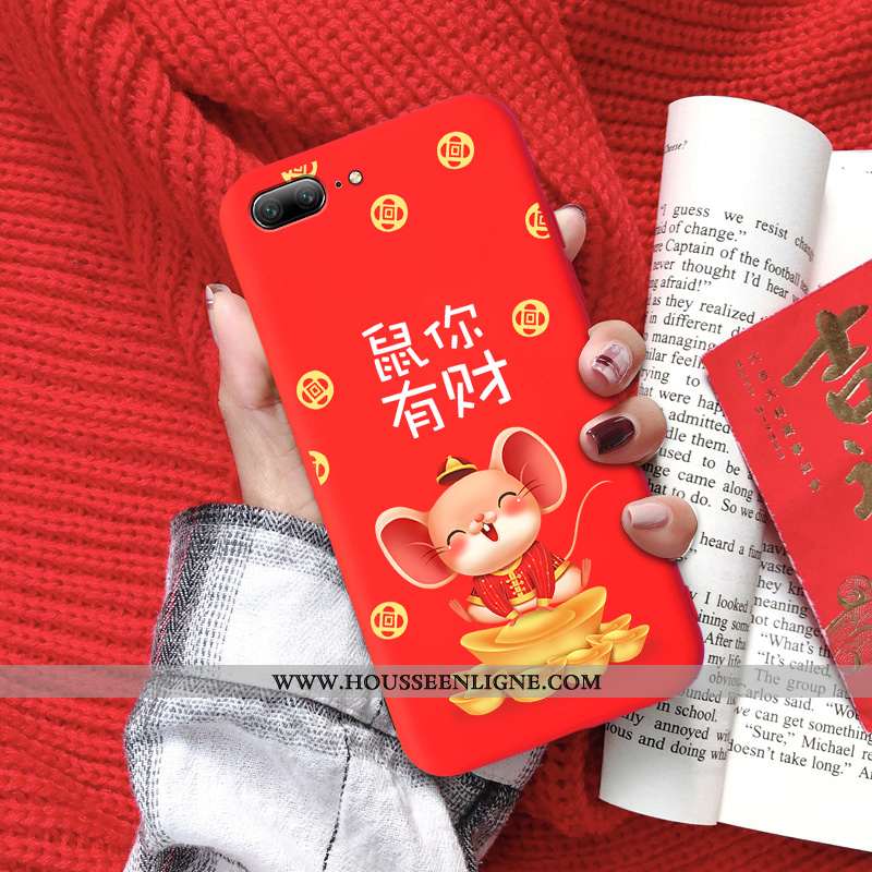 Étui Oneplus 5 Tendance Légère Tout Compris Fluide Doux Rat Délavé En Daim Rouge