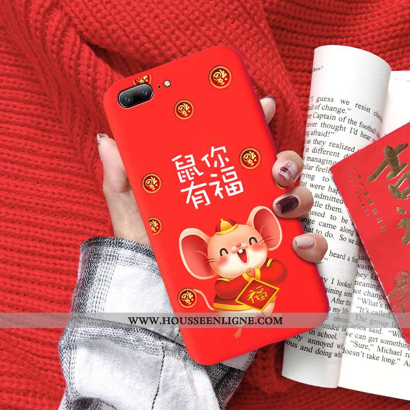 Étui Oneplus 5 Tendance Légère Tout Compris Fluide Doux Rat Délavé En Daim Rouge