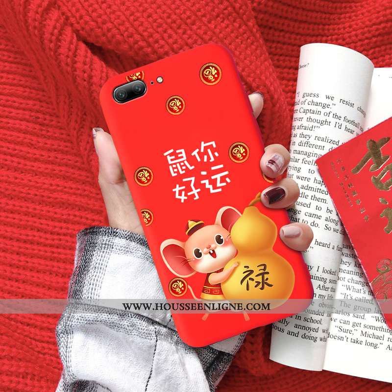 Étui Oneplus 5 Tendance Légère Tout Compris Fluide Doux Rat Délavé En Daim Rouge