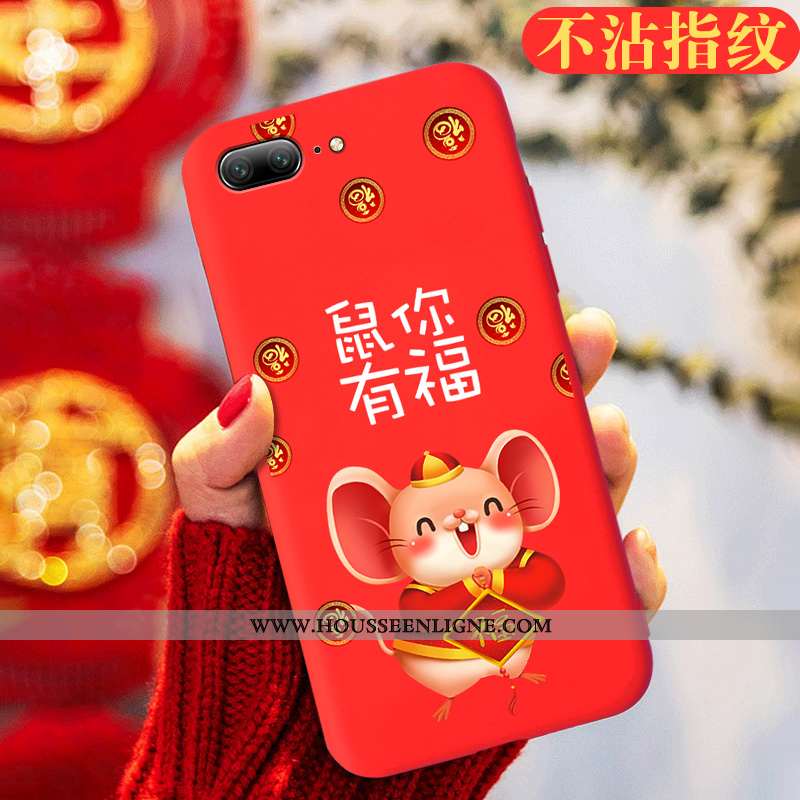 Étui Oneplus 5 Tendance Légère Tout Compris Fluide Doux Rat Délavé En Daim Rouge