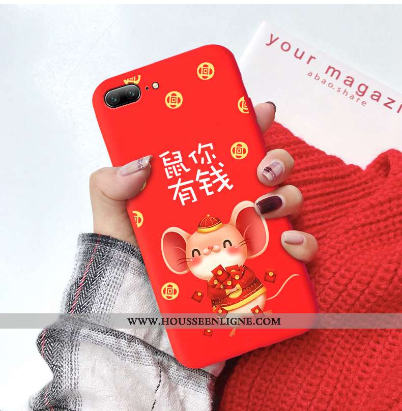 Étui Oneplus 5 Tendance Légère Tout Compris Fluide Doux Rat Délavé En Daim Rouge