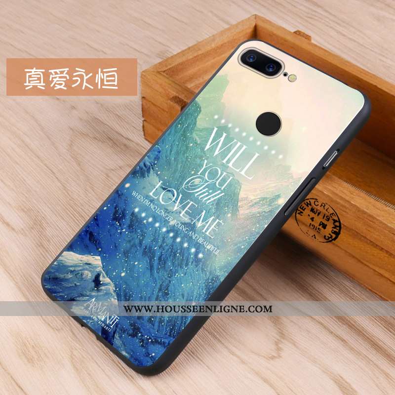 Étui Oneplus 5t Créatif Fluide Doux Incassable Protection Noir Téléphone Portable