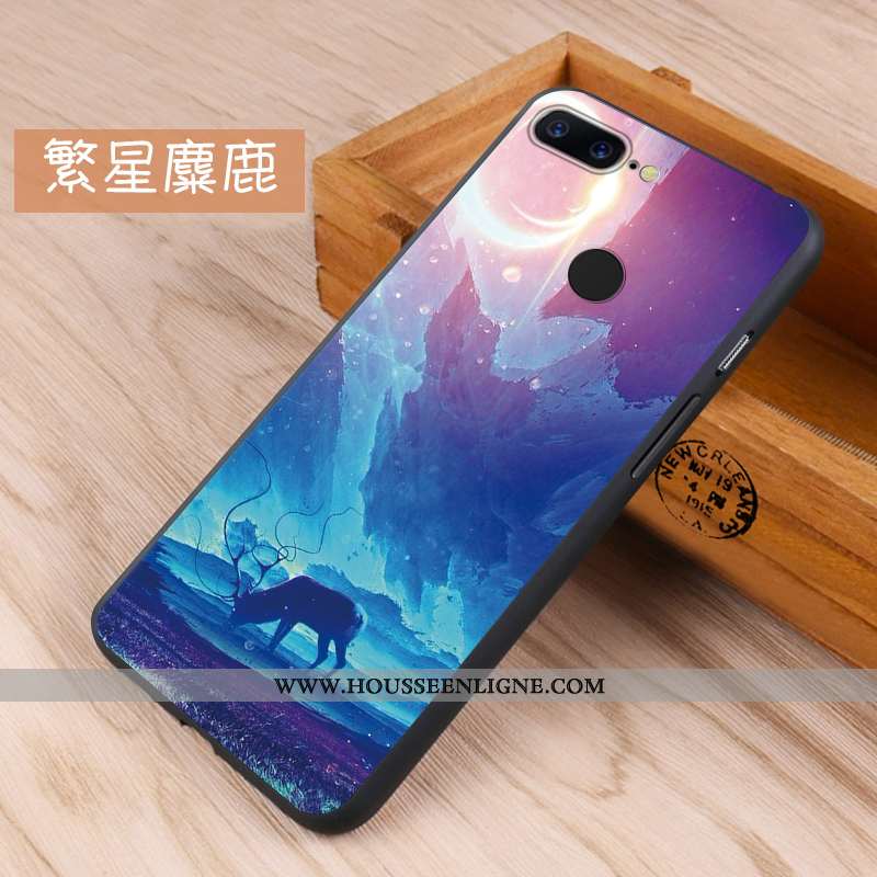 Étui Oneplus 5t Créatif Fluide Doux Incassable Protection Noir Téléphone Portable