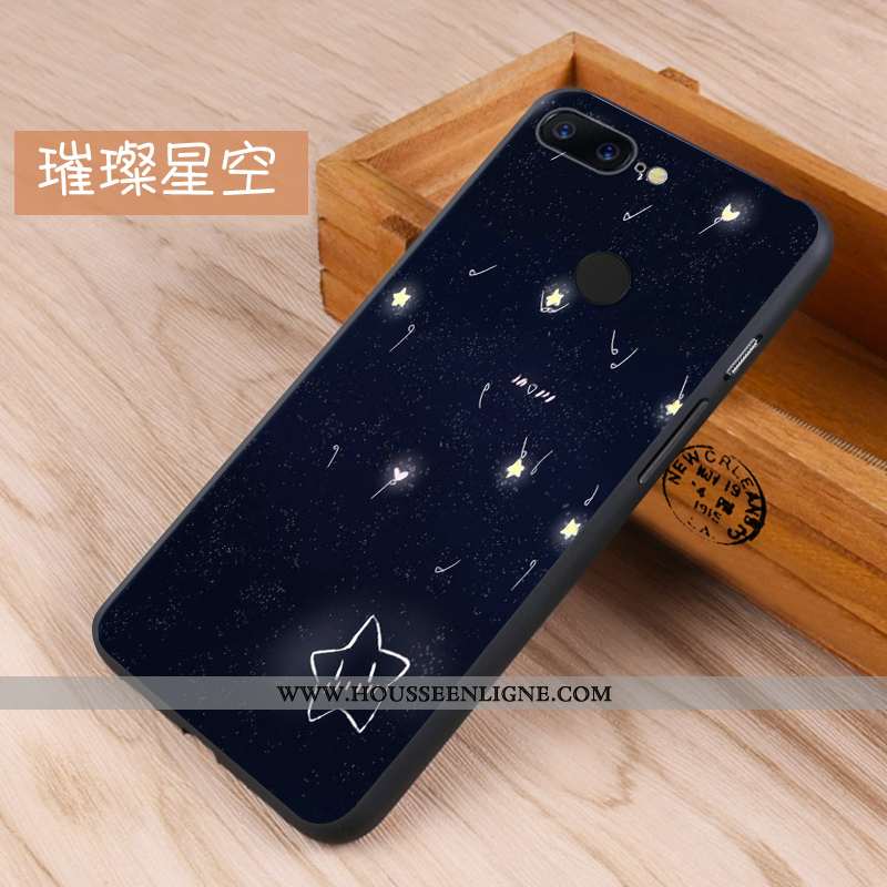 Étui Oneplus 5t Créatif Fluide Doux Incassable Protection Noir Téléphone Portable