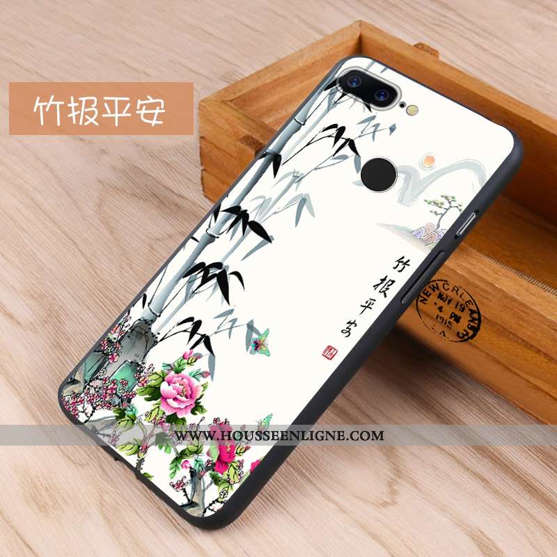 Étui Oneplus 5t Créatif Fluide Doux Incassable Protection Noir Téléphone Portable
